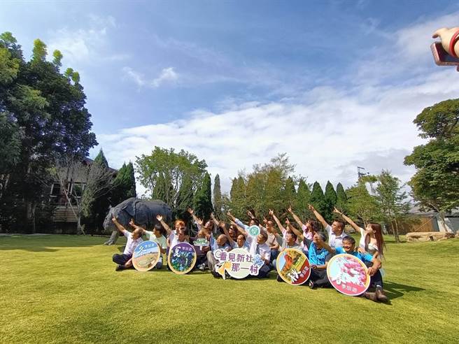 新社区马力埔与抽藤坑休閒农业区，推出「新社四季行休閒农业旅游行程」。（陈淑娥摄）