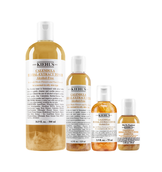 新光三越台北信義新天地獨家，Kiehl&#8217;s金盞花發燒組，價值4408元、特價2151元。（新光三越提供）