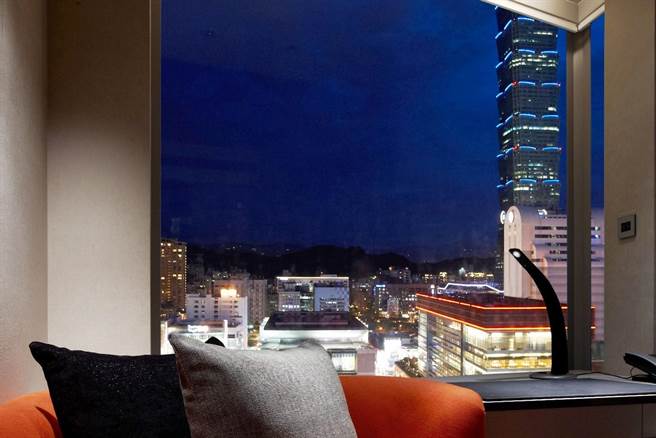 寒舍艾麗酒店-煙火房型景觀。（寒舍提供）