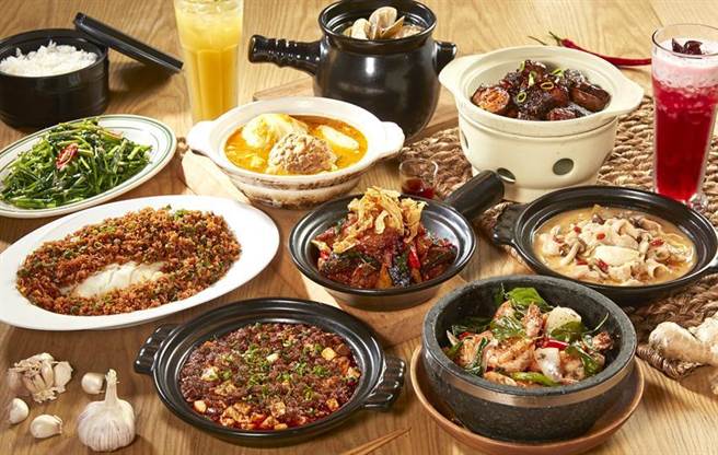 瓦城「时时香」抢进松山车站CITYLIKN开新店，菜单上各跨菜系中式料理均非常开胃下饭。图／时时香提供