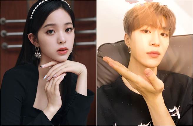 范丞丞爆出跟欧阳娜娜秘恋。(取材自欧阳娜娜微博、范丞丞微博)