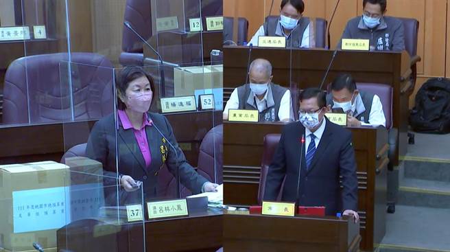 桃園市議員呂林小鳳提出大型社區增設廚餘處理機的建議，市府採納將討論試辦。（陳夢茹翻攝）