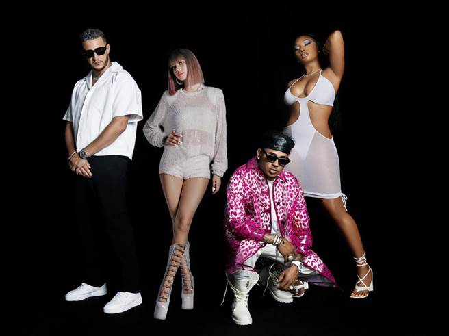 LISA与DJ 蛇爷、梅根尤物及欧祖那推出新曲〈SG〉。（环球西洋提供）