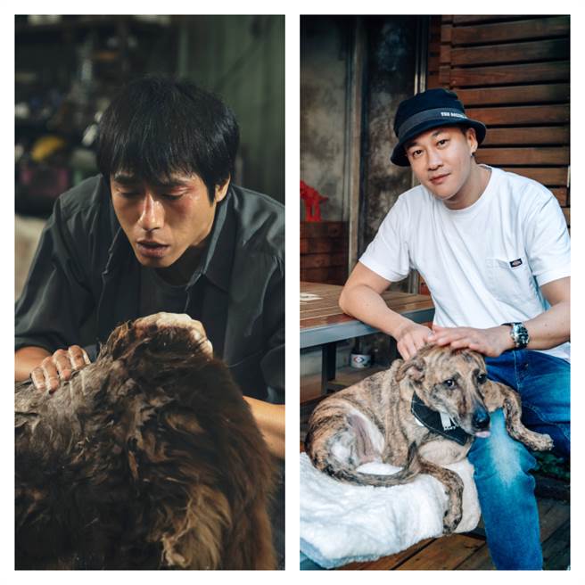 庄凯勛在戏中有浪犬情节，导演何润东戏外也以实际行动支持。（LiTV、HBO GO提供）