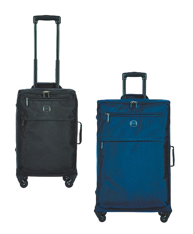 远百信义A13 BRIC’S SIENA拉炼拉杆箱，黑19.5吋＋蓝30吋，2件原价2万380元、振兴价5000元。（远百提供）
