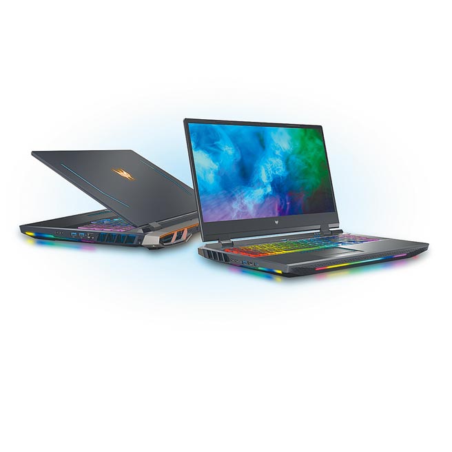 宏碁顶级电竞笔电Predator Helios 500 （PH517-52），主打媲美VESA DisplayHDR 1000的17.3吋大萤幕，定价15万9000元。（宏碁提供）