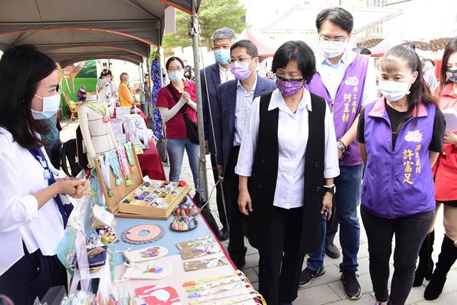 王惠美表示，彰化不怕沒人才，就怕沒舞台，彰化近兩年積極營造各式舞台，讓青年朋友，有才華的人可以在彰化發光發熱。(吳建輝攝)