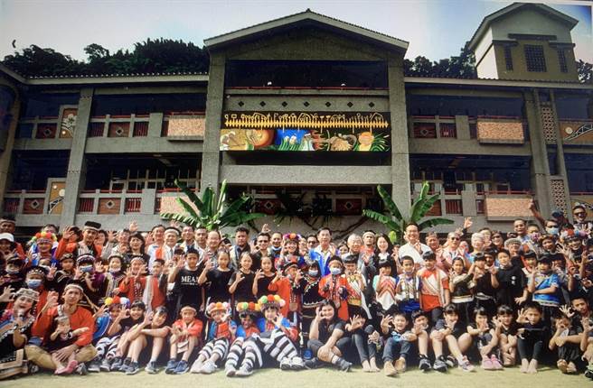 信义乡久美国小，新建校舍23日落成启用。（南投县政府提供／廖志晃南投传真）