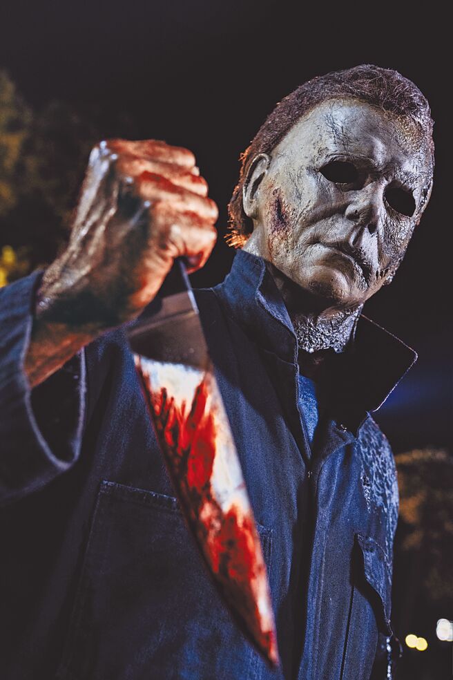 片中「面具殺人魔」麥克邁爾斯已成經典恐怖反派。（UIP提供）