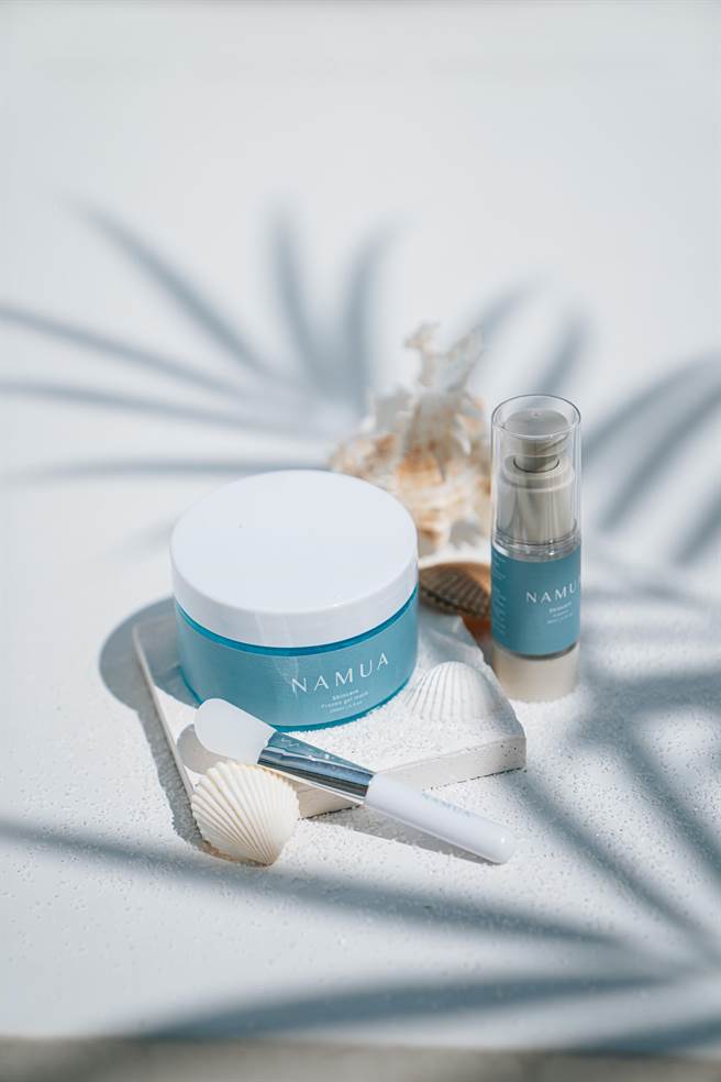 NAMUA那木瓦2021保养新品「速效海洋冰肌冻膜」度假晒后肌肤守护专家。（NAMUA提供）