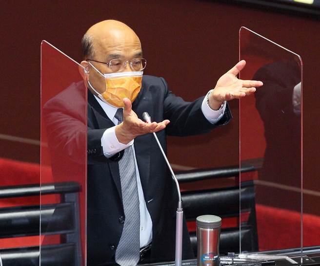 行政院長蘇貞昌。（張鎧乙攝）