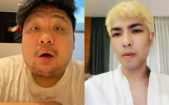 统神在直播中狂骂萧敬腾。（图／FB@统神、萧敬腾）