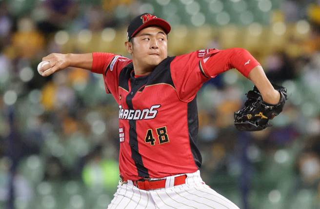 味全龍林逸達。（味全龍提供）