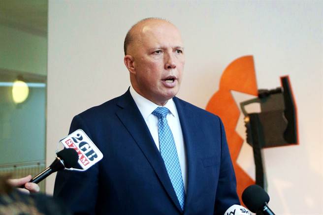 澳洲国防部长杜登（Peter Dutton）接受澳媒专访时不排除与中国大陆爆发战争，他提到台海衝突，强调是否开战仍是北京要回答的问题。（资料照／美联社）