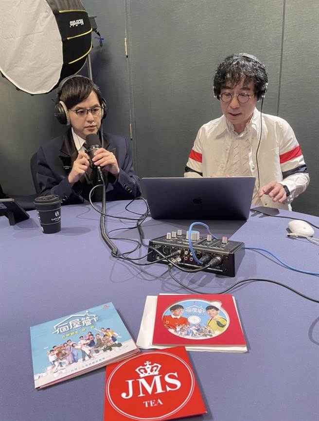 黄子佼（左）与蒋三省首度携手合作。（JMS蒋三省音乐公司提供）