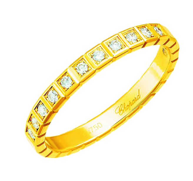 萧邦Ice Cube Rock镶钻戒指，6万6000元起。（CHOPARD提供）
