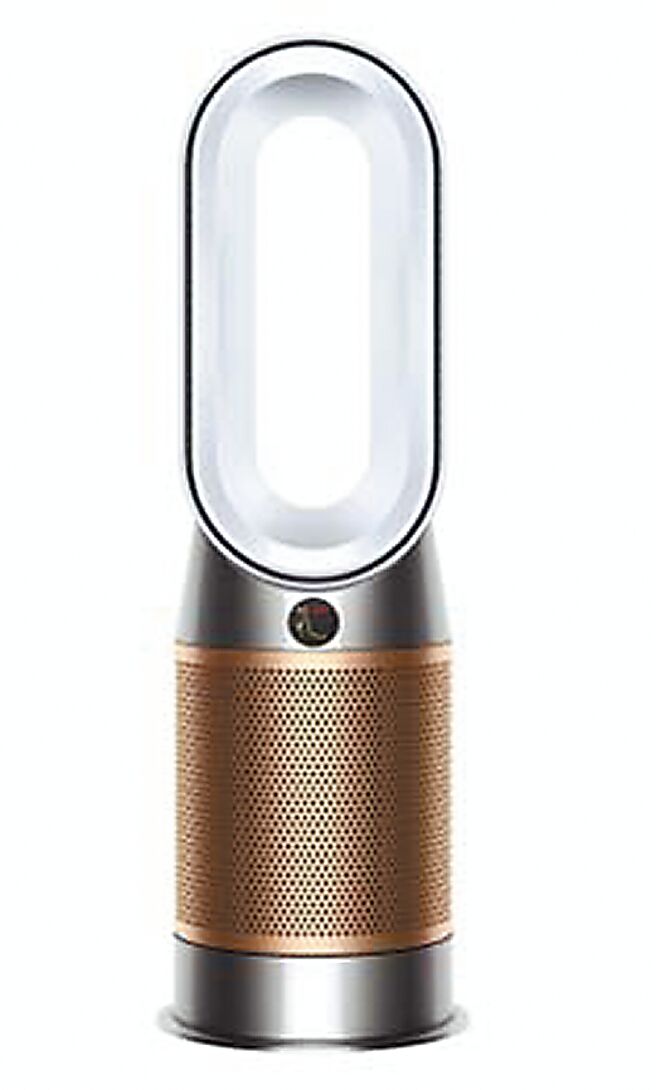 统一时代百货台北店的Dyson甲醛侦测凉暖空气清净机HP09，赠组合滤网，原价2万8900元，特价2万7900元。（统一时代百货台北店提供）