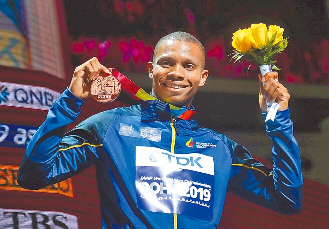 厄瓜多短跑好手昆纽涅滋昨遭枪杀。（路透资料照片）