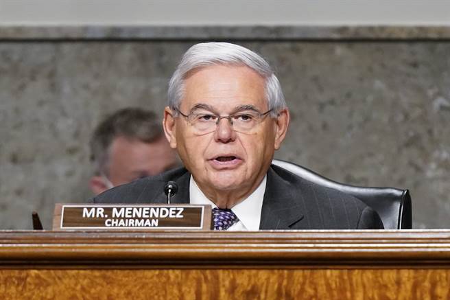 美国参议院外委会民主党籍主席梅南德兹（Bob Menendez）。(图／美联社)