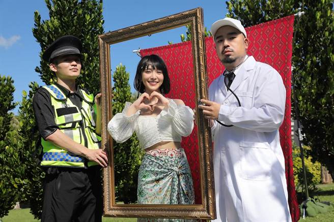 温妮新歌请来阿达与警察饶舌歌手POPO J跨刀。(哈啰你好工作室提供)