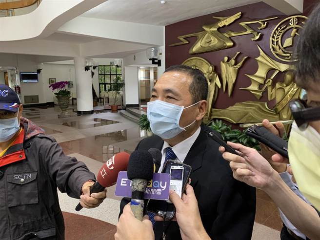 北市、基隆為捷運互槓 侯友宜：良性溝通做好充分討論。（葉德正攝）