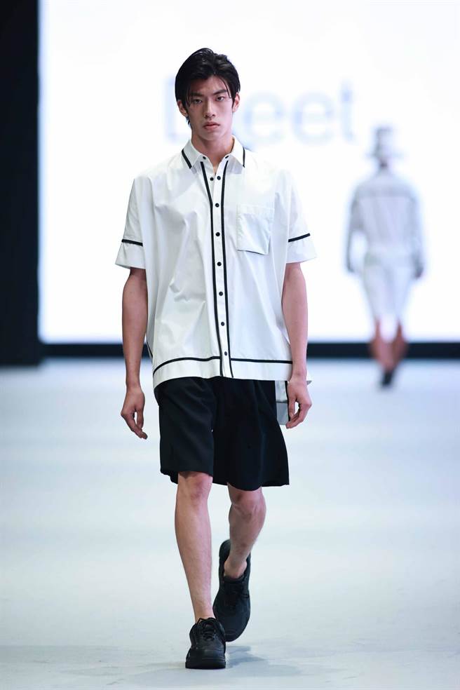 Dleet李倍以大眾渴望度假的心情為靈感， 以「超現實主義度假中」為題發表2022春夏系列。（臺北時裝週提供）