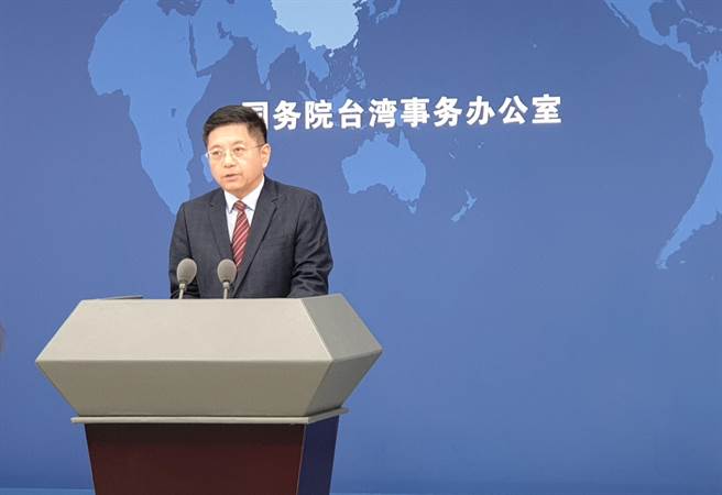 大陸國台辦發言人馬曉光。（藍孝威攝）