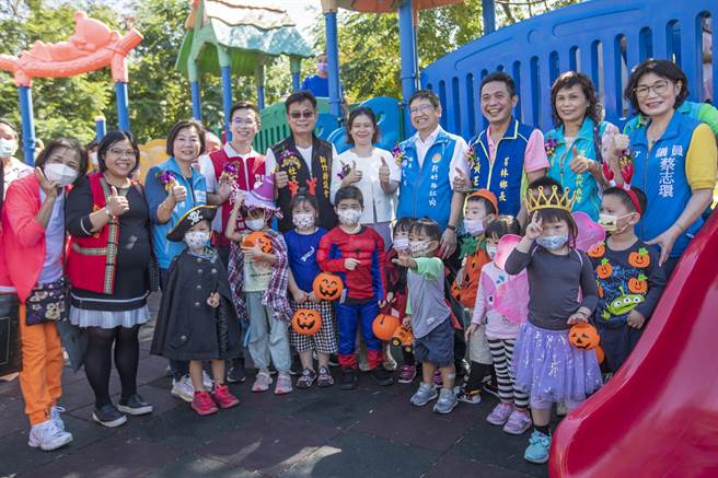 新竹縣芎林鄉公四公園打造水霧自然全齡化遊戲場今熱鬧動土 寶島 中時