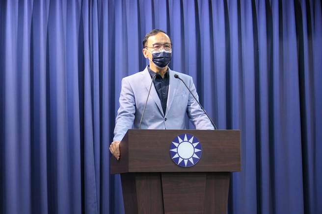 国民党主席朱立伦。（赵婉淳摄）