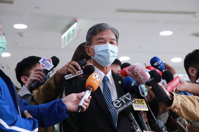 基隆市副市长林永发。（张颖齐摄）