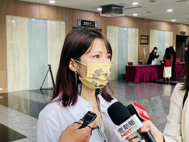 北市府发言人陈智菡。（张颖齐摄）