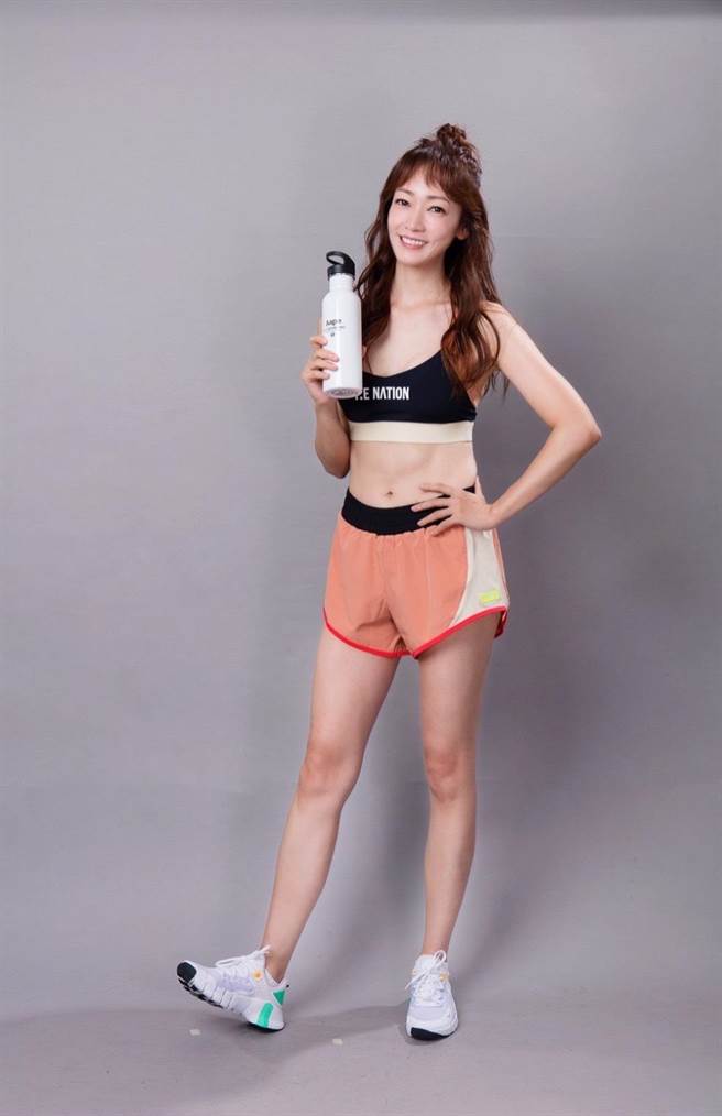 潘慧如已养成运动好习惯。（球状星团娱乐公司提供）