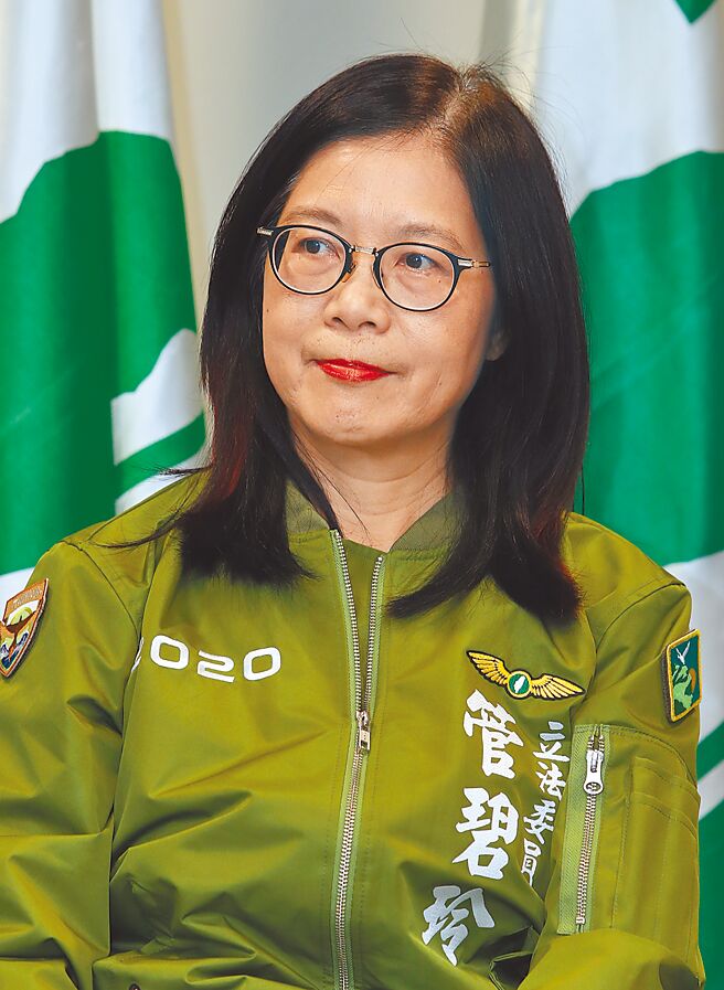 民進黨立委管碧玲。（本報資料照片）
