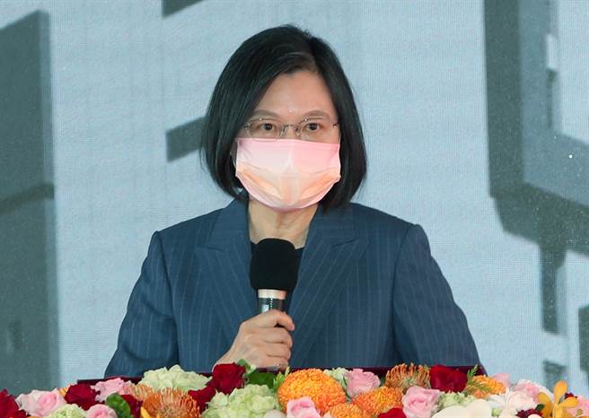 图为蔡英文总统。（资料照/郑任南摄）