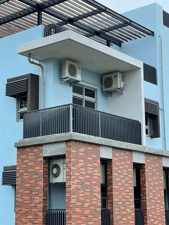 九份子国中小已完成冷气装设。(曹婷婷摄)