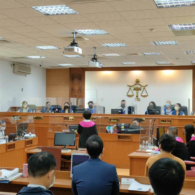 台东地方法院28日举行国民法官模拟法庭。（蔡旻妤摄）