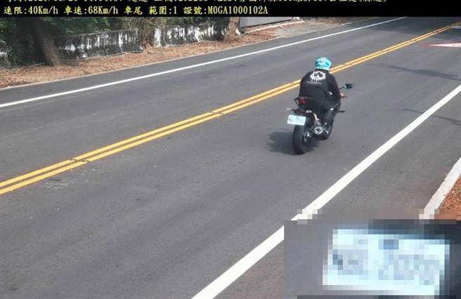 139縣道追風，1連吃了16張超速罰單。（彰化縣交通隊提供／吳敏菁彰化傳真）