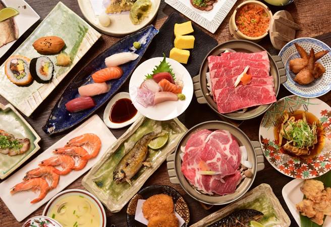 神旺大饭店「澄江职人日料」吃到饱。（台北神旺大饭店提供）