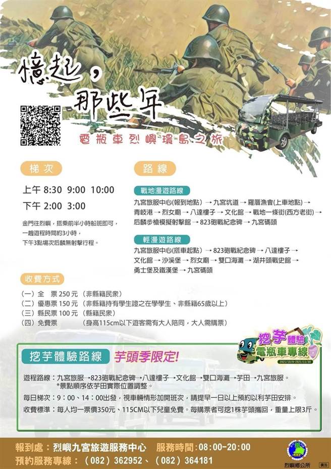 「乐游烈屿消费趣」主打好吃、好玩、好用，只要购买专属「烈屿消费券」在岛上特约商家消费，就有不同金额的满额礼可拿。（烈屿乡公所提供）