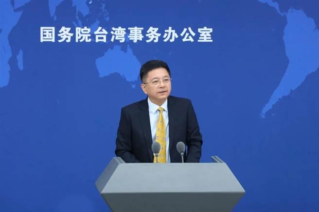 大陆国台办发言人马晓光。（蓝孝威摄）