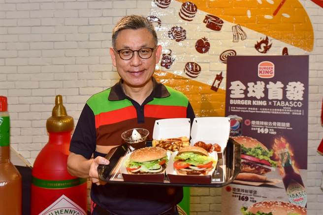 汉堡王台湾执行长Tony。（汉堡王提供）
