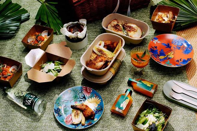 英國瓷器品牌Wedgwood與米其林餐盤餐廳The Tavernist攜手推出Wonderbox野餐籃。(居禮名店提供)