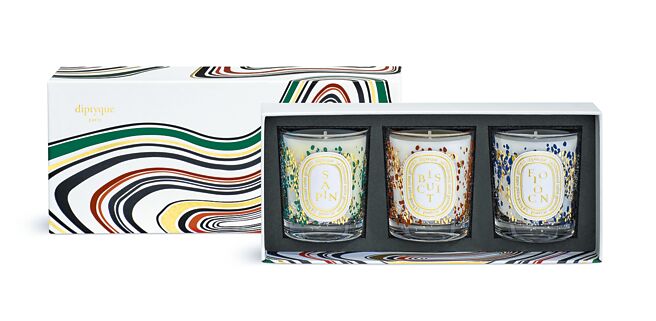 diptyque耶诞限量蜡烛礼盒70g×3，4150元。（diptyque提供）