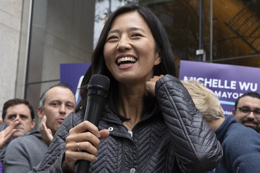 波士顿市长决选将于11月2日登场，台裔候选人吴弭有机会成为该市200年来首位台裔女市长。图/美联社(photo:ChinaTimes)