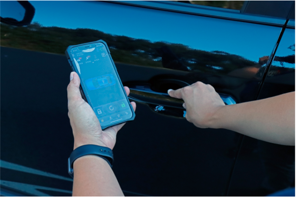 CarKeeper「車管+」手機鑰匙系統，讓有開車的家庭成員能夠不再被車鑰匙所困擾。(圖/CarStuff提供)
