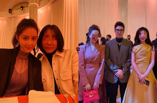 宣云最近晒出和老公参加晚宴照片。（图／取自新浪娱乐）