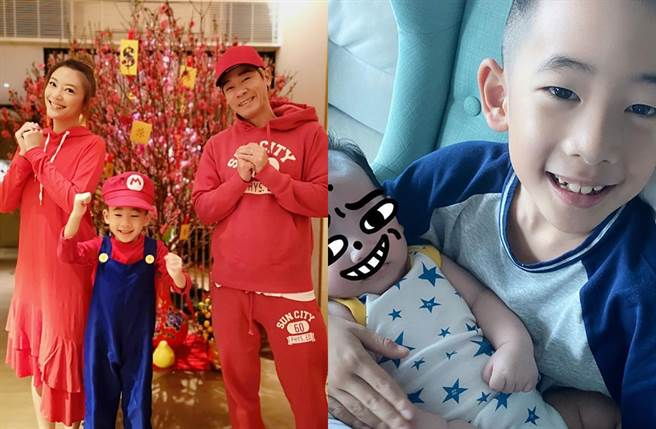 应采儿和陈小春两年前迎来第二个儿子。（图／翻摄自yingcaier IG）