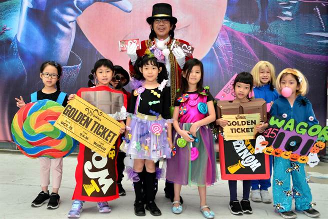 葳格国际学校小学部西屯校区配合万圣节，特别举办变装闯关活动，校园内洋溢热闹气氛。(校方提供／林欣仪台中传真)