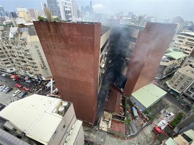 城中城大火起火點確實是1樓、由郭姓男子占用的套房。（本報資料照片／袁庭堯高雄傳真）