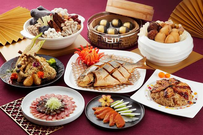 台北喜来登小家庭冷冻年菜。（寒舍提供）